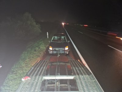 Autómentés az M3 autópályán