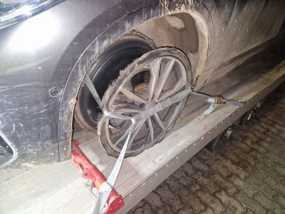 Autómentés az M3 autópályán