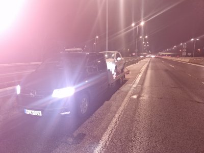 Autómentés az M5 autópályán