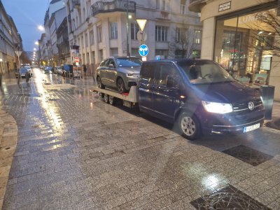 Autómentés Budapesten az V. kerületben