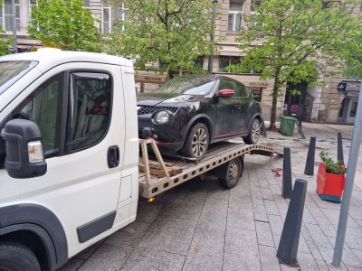 Autómentés Budapesten az V. kerületben