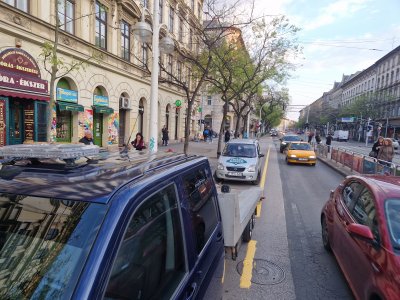 Autómentés Budapesten a VIII. kerületben