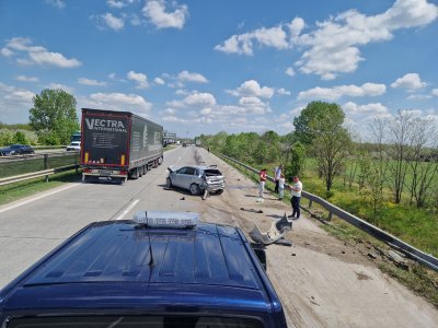 Autómentés az M0 autópályán