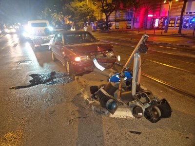 Autómentés a Móricz Zsigmond körtéren