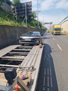 Autómentés a Rákoczy hídnál