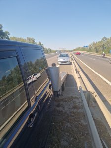 Autómentés az M0 autópályán